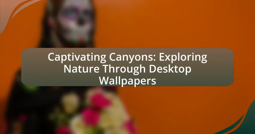 Captivating Canyons: Exploring Nature Through Desktop Wallpapers