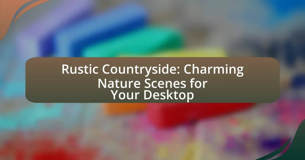 Rustic Countryside: Charming Nature Scenes for Your Desktop