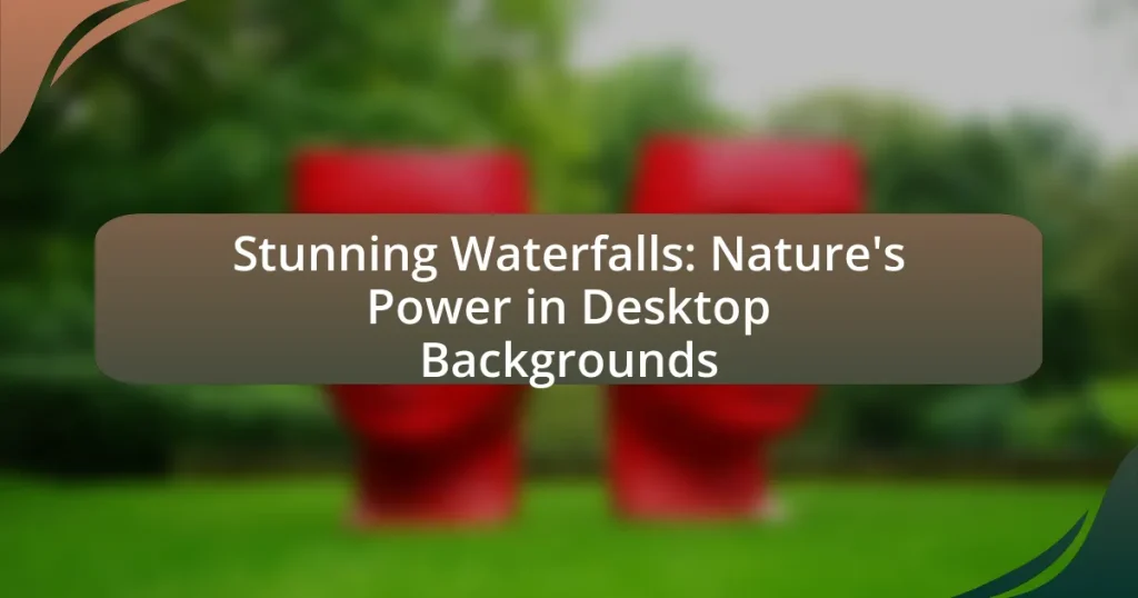 Stunning Waterfalls: Nature’s Power in Desktop Backgrounds