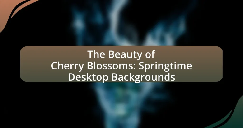 The Beauty of Cherry Blossoms: Springtime Desktop Backgrounds