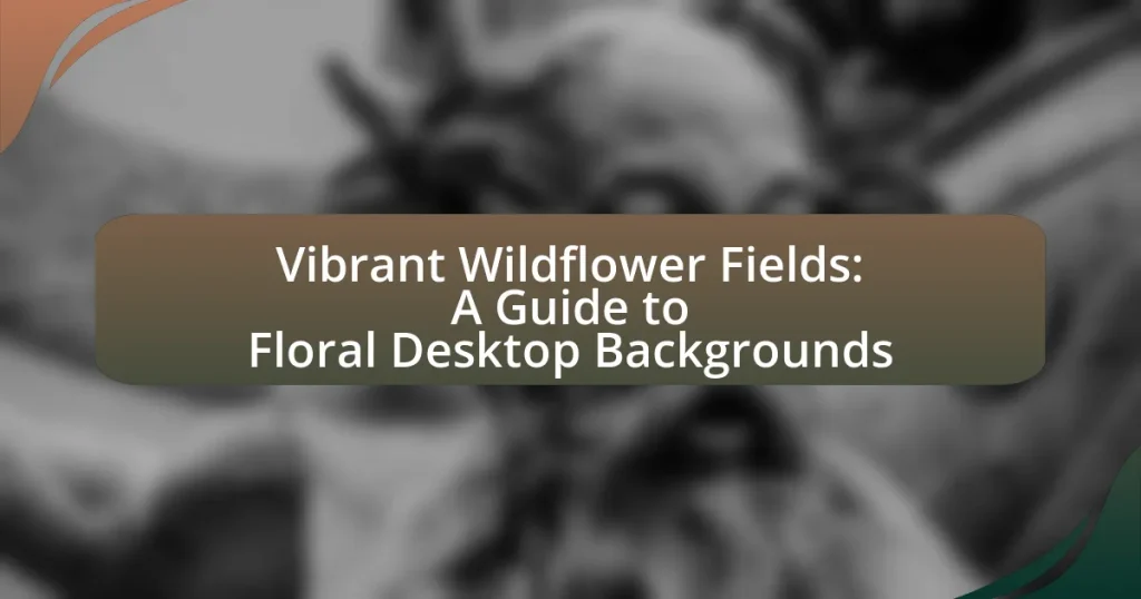 Vibrant Wildflower Fields: A Guide to Floral Desktop Backgrounds